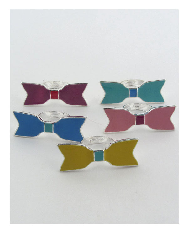 Yellow ring — Adjustable Bow Ring