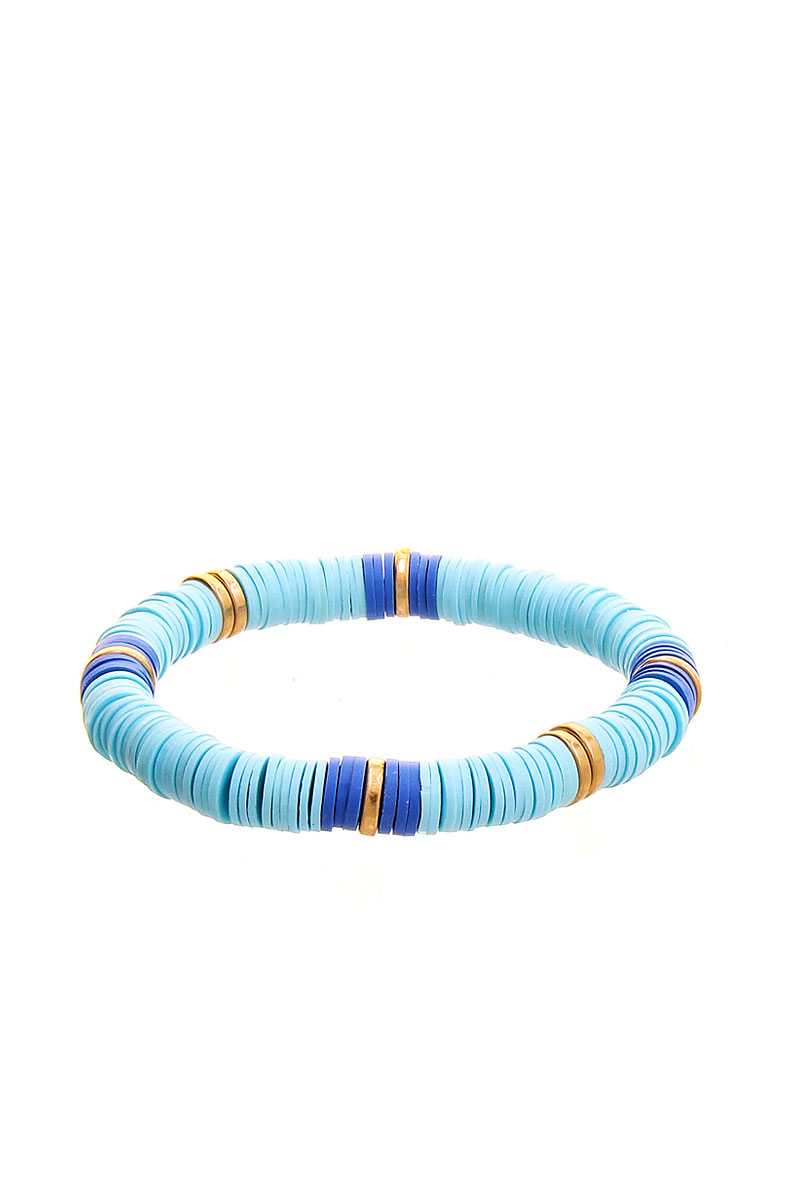 Blue bracelet — Fashion Multi Button Bead Bracelet