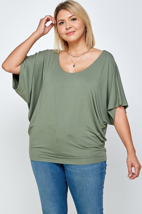 Blair flowy knit top in rayon spandex blend – color variant 4