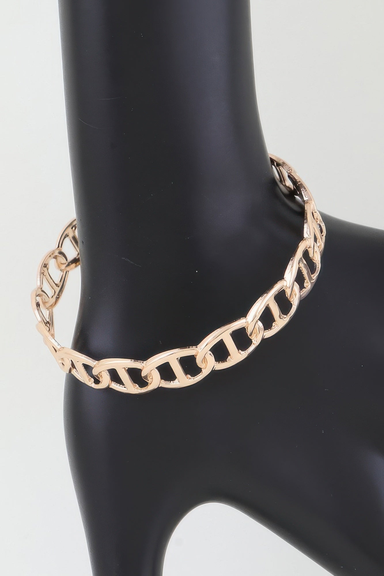 Gold cuff bracelet — Mariner Chain Cuff Bracelet