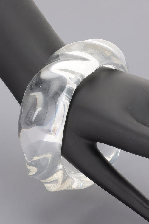Clear bangle — Acrylic Bangle