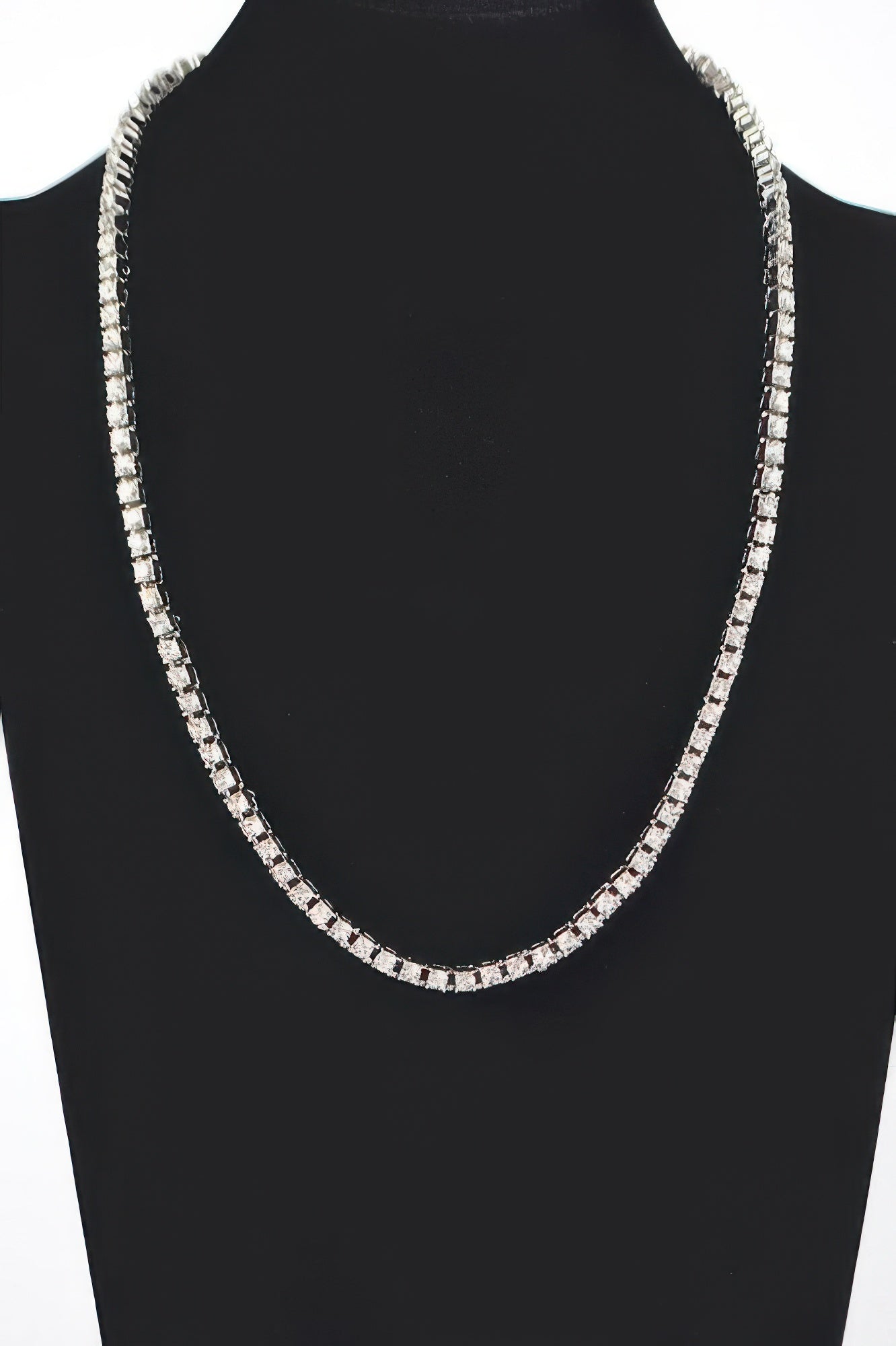Gold necklace — Rhinestone Chain Layered Necklace 60cm